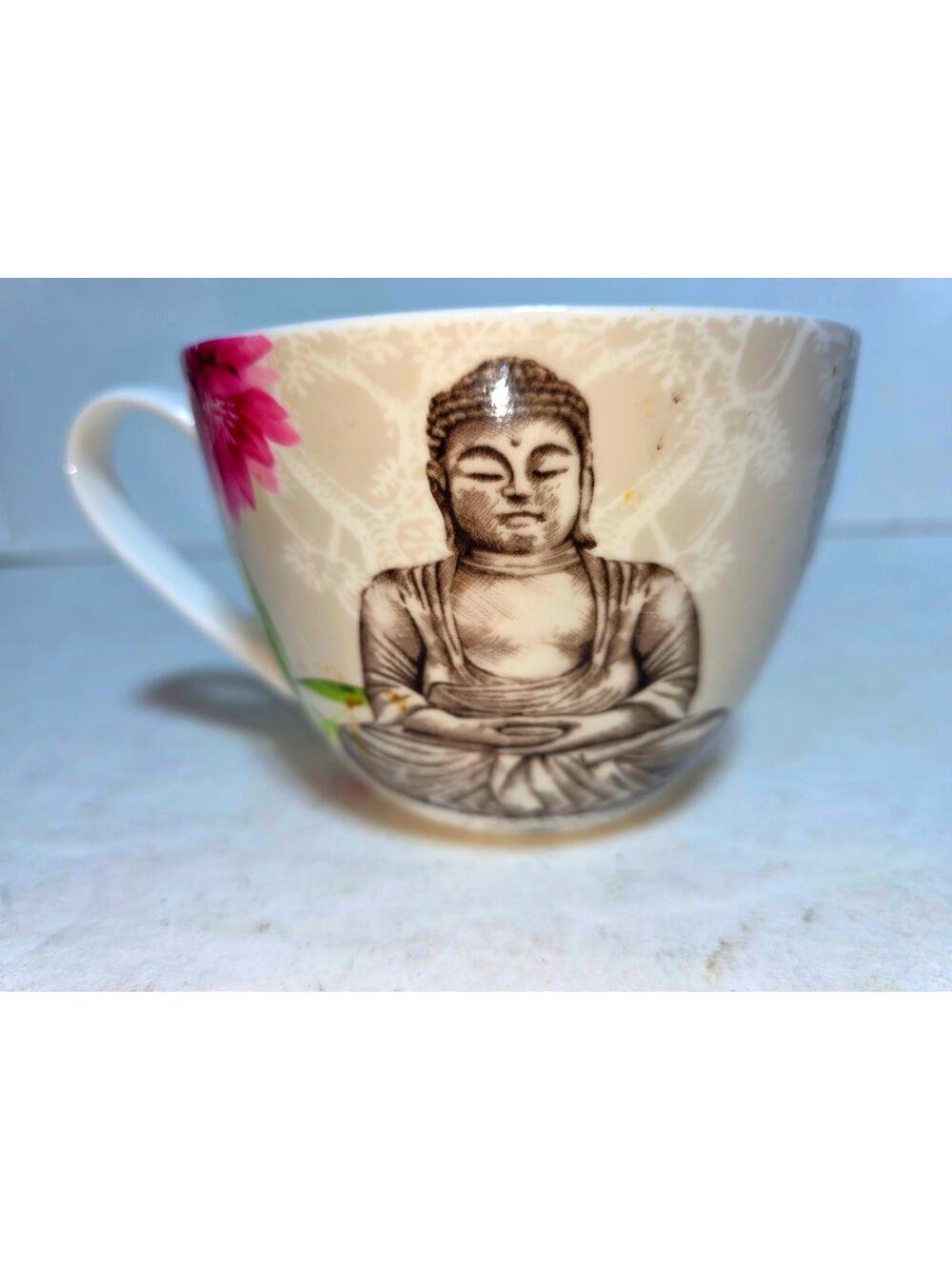Portobello By Design Tea/Coffee Cup/Mug BUDDHA Bone China Designed in England